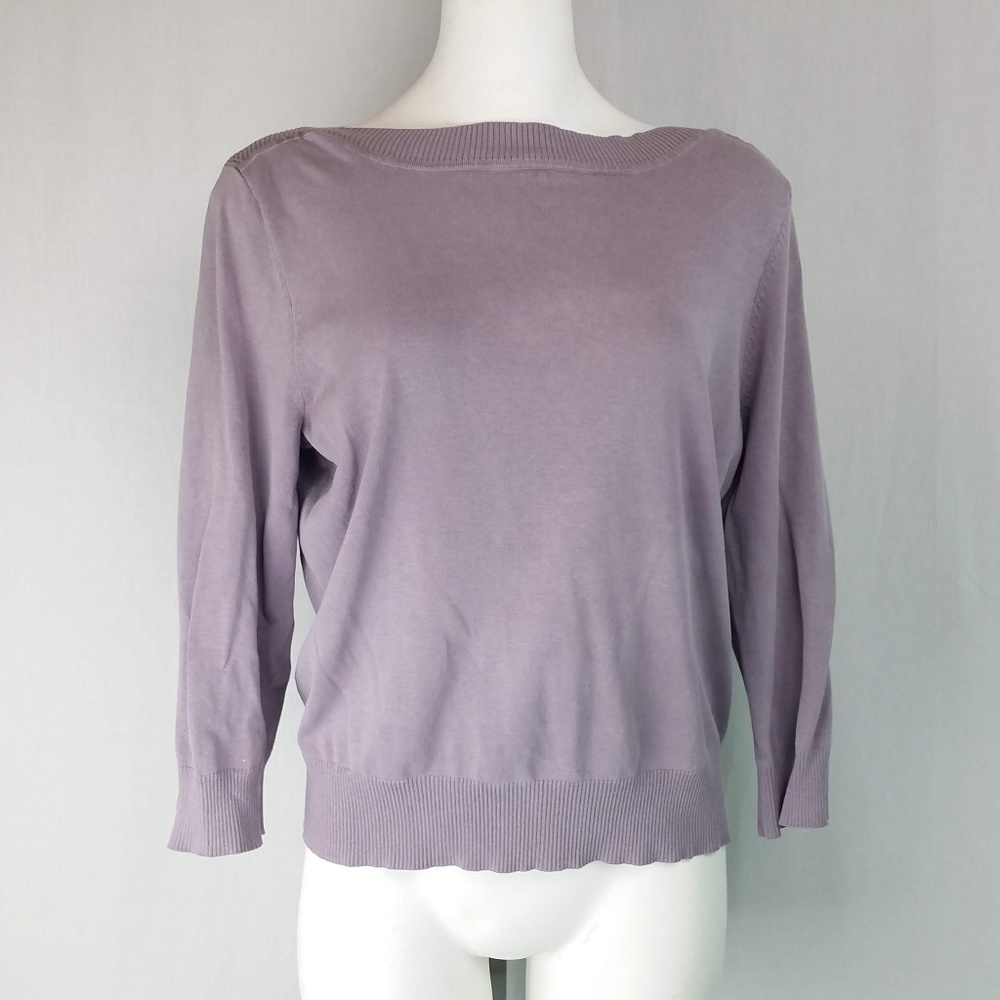 ❌SOLD❌ Geoffrey Beene | Lilac Boatneck Sweater